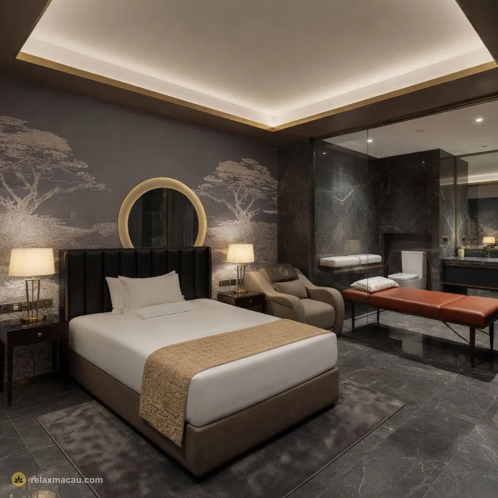 Manhao Spa tree-mural luxury suite