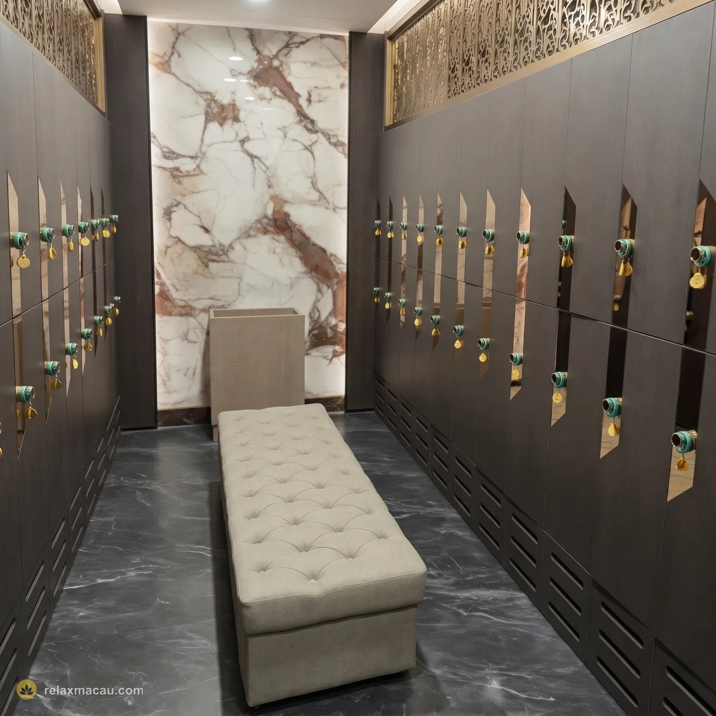 Manhao Spa marble changing room