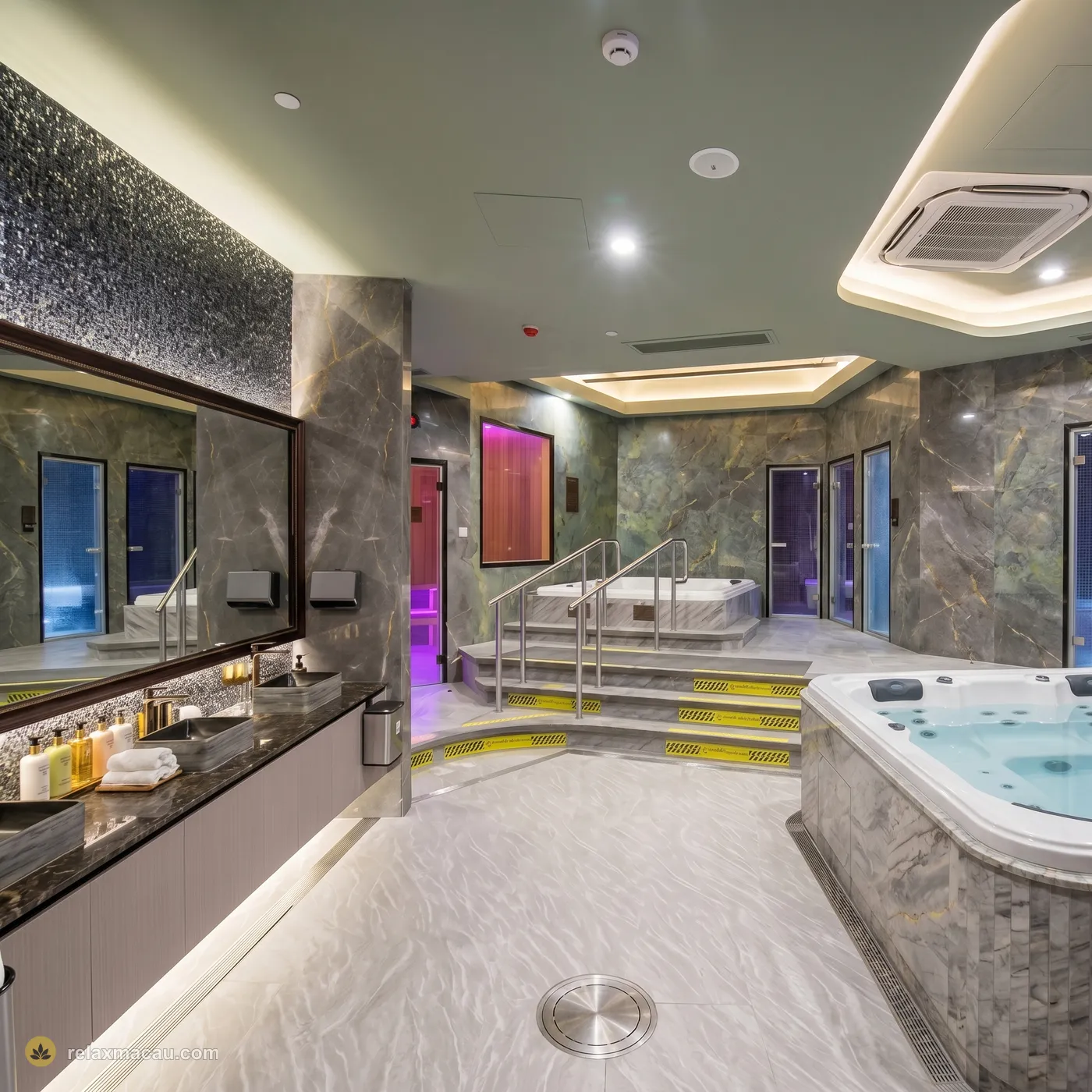 Manhao Spa jacuzzi bathing zone