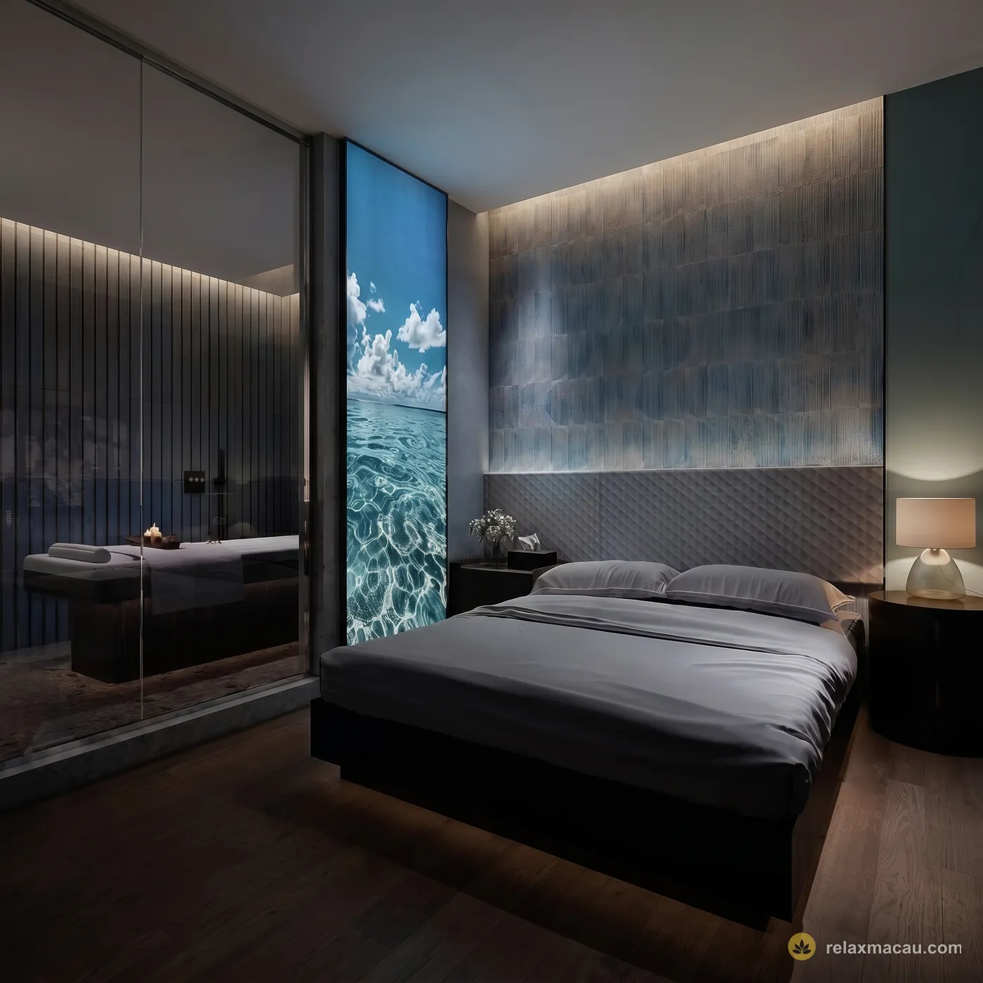 Empire Sauna signature waterbed room