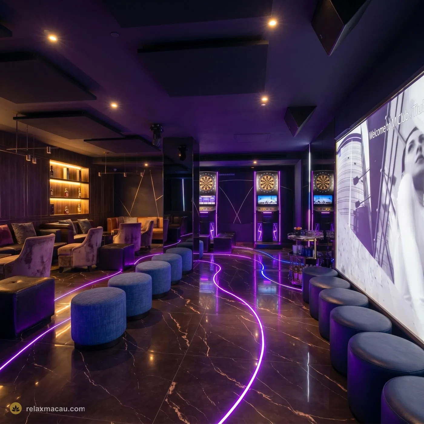 M Club dart games lounge
